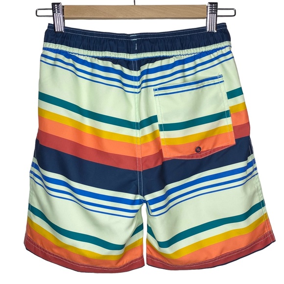 Tea Collection Mid-Length Swim Trunk Mediterranean Stripe - Picture 2 of 8
